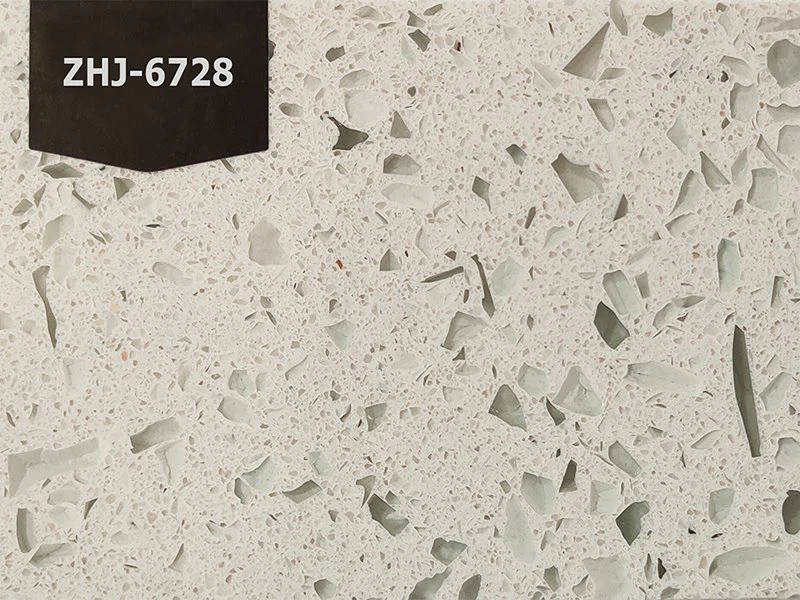 Crystal Blan Quartz Stone Slab