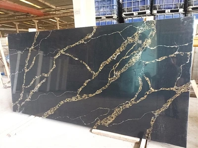 NOUVO Nwa Gold Quartz Stone Slab